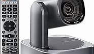 20x Optical Zoom PTZ Camera HDMI USB IP Live Streaming Camera HD 1080P 60fps Video Conference Camera for Church Services Worship Service Education Work with Zoom Team vMix OBS Facebook YouTube