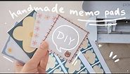 how to make memo pads 🌼 DIY MEMO PAD