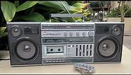 GE 3-5268A Superadio demonstration vintage boombox 80s