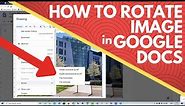 How to Rotate an Image in Google Docs