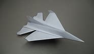 How to Fold an Origami F-16 Paper Plane | OLD TUTORIAL