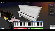 Roblox piano ♫ sad theme ☹ + sheet ♥