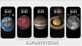 iOS 17 Full Astronomy Wallpaper Demo!