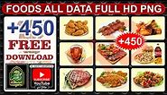 Foods ALL Data HD R PNG Free Download By AL Basit Graphics