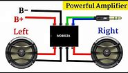 How To Make Powerful Amplifier || 8002d IC Amplifier