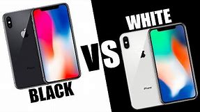 iPhone X - SPACE GREY vs SILVER