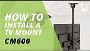 HOW TO INSTALL: Kanto CM600 Ceiling TV Mount | Kanto Mounts