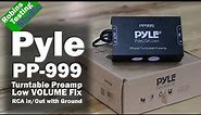 Overview Pyle PP999 Phono Turntable Preamp