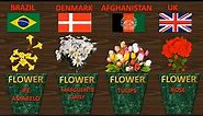 National Flowers Of Countries | National Flower Of World | Countries Symbol