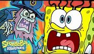 SpongeBob's 13 Most SCAREDY PANTS Moments! 👻 SpongeBob SquarePants