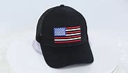 American Flag Trucker Hat-US Flag Embroidery