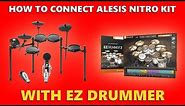 HOW to connect ALESIS NITRO KIT with EZ DRUMMER