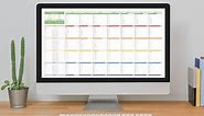 Dynamic Google Sheets Calendar Template Setup