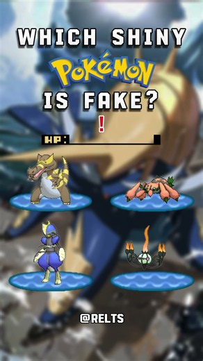 Find The Fake Unova Shiny Pokémon 🐃👀