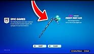 How To Get MINTY PICKAXE for FREE in Fortnite! (2024)