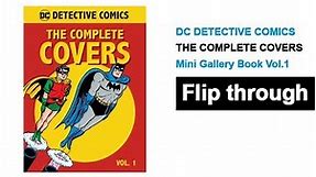 DC Comics Detective Comics - The Complete Covers Vol. 1 Mini Book Batman Flip Through