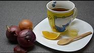 Čaj protiv kašlja od crnog luka - za iskašljavanje
