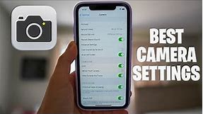 The BEST iPhone Camera Settings in 2022 (SUPER HIGH QUALITY)