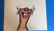 How to Draw Sid the Sloth