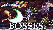 Mega Man X4 - All Bosses (Zero | No Damage)