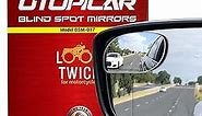 Blind Spot Convex Car Mirror: Rear view | Rearview Mirror Accessories for Car Interior - Women and Men Use Our Automotive Blindspot Mirrors for Larger Image and Improved Traffic Safety (2 pack)
