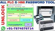 Crack All PLC & HMI Password | Unlock All PLC & HMI Password | PLC & HMI Unlock software Tool #plc