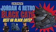🔥⚫🙀 JORDAN 4 RETRO BLACK CAT (2020) 2nd Option On Foot, Up Close, & Review