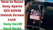 How to Reset Sony Xperia XZ3 SOV39 Unlock Screen Lock | sony sov39 hard reset | Sony Xperia XZ3