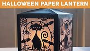 How to make a Halloween Paper Lantern Craft with a Cricut