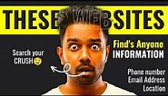 Websites to Find Anyone's Information | free people search.