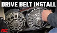 Installing CVT Drive Belt