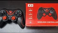X3 Wireless gamepad for Android mobile or Smart TV or windows PC
