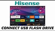 Hisense VIDAA Smart TV: How To Connect & Use USB Flash Drive