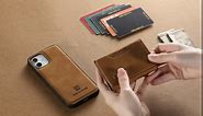 SZHAIYU 2 in 1 Detachable Leather Phone Cases for Samsung Galaxy S24 Ultra 5G Case Wallet with Card Holder Men 6.8'' (Brown, S24 Ultra)