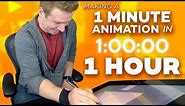 1 MINUTE ANIMATED SHORT: Made in 1 HOUR!?