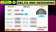 Delta HMI Designing | Full Tutorial | English