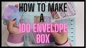 How To Make A 100 Envelope Challenge Box| 100 Envelope Savings Challenge| Divina C