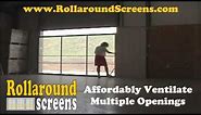 Rollaround Screens For Warehouse Doors