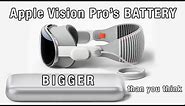Vision Pro's Battery - Bigger than you think ... with lightning !