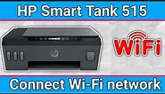 How to Connect Your HP Smart Tank 515 Wireless Printer to Wi-Fi.HP 515 printr Wireless print.