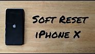 How to soft reset iPhone X (10)