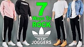 7 Ways To ROCK Adidas Joggers | Men’s Outfit Ideas