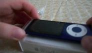 ipod nano 5g 8GB unboxing video (Purple)