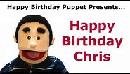 Funny Happy Birthday Chris - Birthday Song