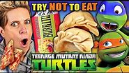 Try Not To Eat - Teenage Mutant Ninja Turtles (Pizza Gyoza, Super Macho Burrito, Pizza On A Sword)
