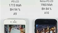 Iphone 6s vs 7 battery comparison #battery #batterytest #iphone #iphone6 #iphone7 #uteach #ytshorts