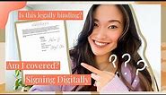 How to Create & Send Digital Contracts to clients | Free, Legally binding & Electronic Signature!