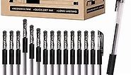 Sikao 60 Pack Black Gel Pens Fine Point, Rollerball Pens, Stick Gel Ink Pens, Black Ink Pens Smooth Writing Pens, Black Pens Bulk, Ballpoint Pens, Roller Ball Pens, Office Pens Gell Pens 0.7 Lapiceros