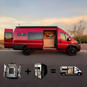 [Hot Item] Van Kit Vanlife Camping Interior Camper Conversive Box Caravan Layout