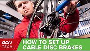 How To Set Up Cable Disc Brakes On A Bike| Bicycle Maintenance Basics